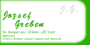 jozsef greben business card